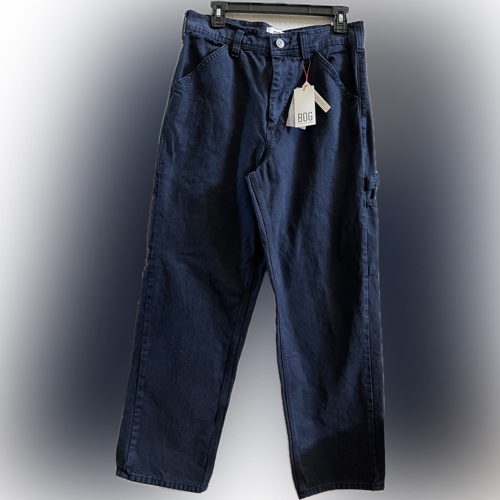 BDG Blue Cargo Pants Relaxed Fit